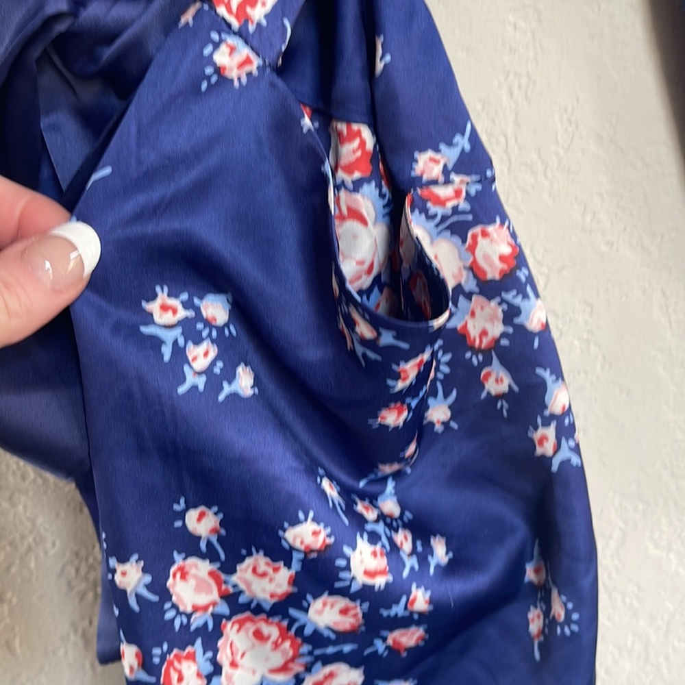 Floral Satin Robe - Picture 5 of 8